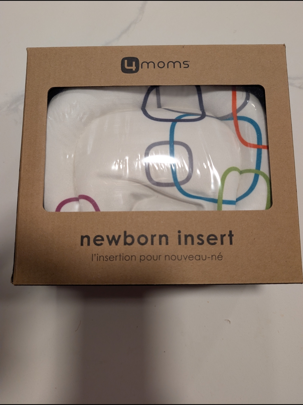 4moms Newborn NEW Insert  Multi-Color Geometric Print For Mamaroo Or Rockaroo